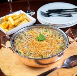 Carne de sol do sertão gratinada